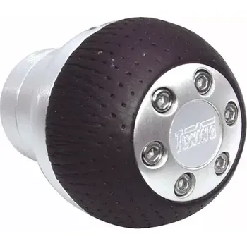 Hlavice řadicí páky Carpoint Hlavice řadící páky aluminium (černá kůže) (2512788)