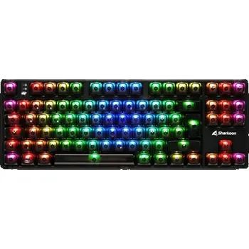 Klávesnice Sharkoon Crystal Shark černá (4044951040124)