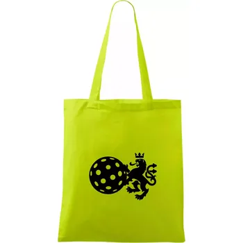 Český lev florbal - Taška bavlněná - 42 x 38 cm ( Limetková )