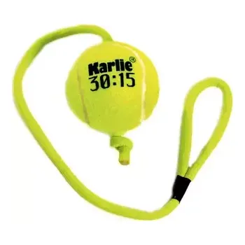 Hračka pro psa Karlie Tenisový míček na laně 30:15 - 6cm (KF-45676)