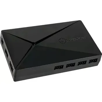 PC skříň SilverStone SST-LSB02-E ARGB LED hub controller černá (SST-LSB02-E)