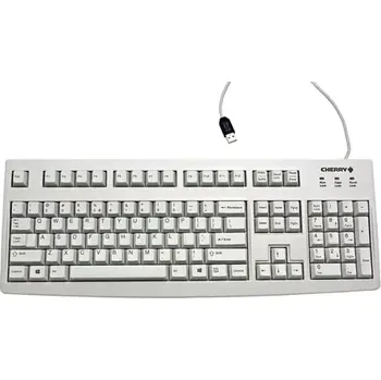 Klávesnice CHERRY G83-6104LUNEU-0 světle šedá (G83-6104LUNEU-0)