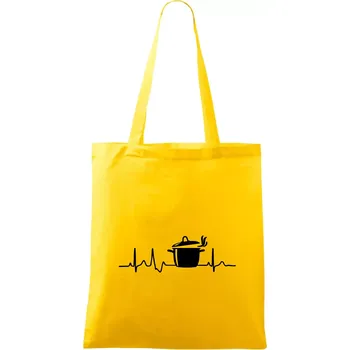 EKG kuchař hrnec - Taška bavlněná - 42 x 38 cm ( Žlutá )