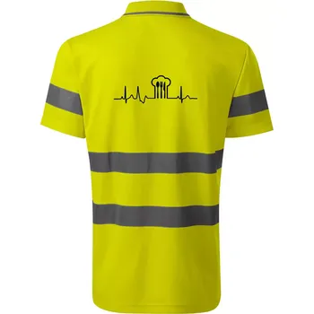 EKG kuchař čepice a příbory - HV Runway 2V9 - Reflexní polokošile - XL ( Neonově žlutá )