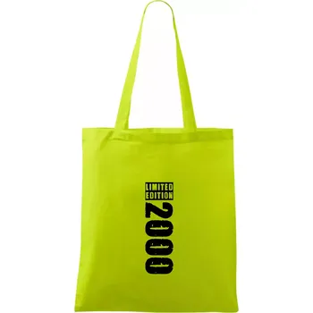 Limited edition 2000 pruh - Taška bavlněná - 42 x 38 cm ( Limetková )