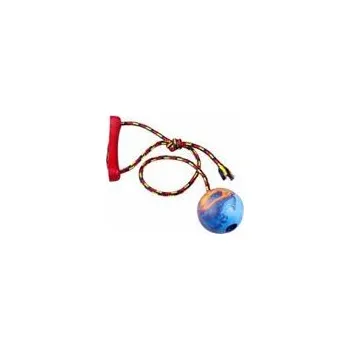 Hračka pro psa Přetahovadlo míč na šňůře 8 cm 1 ks