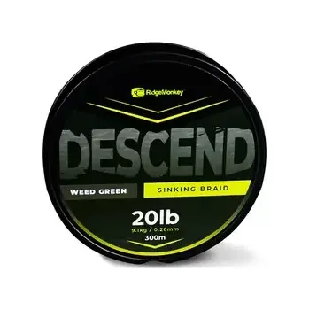 RidgeMonkey Šňůra Descend Sinking Braid 300m 0,28mm 20lb (RMT329)