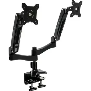Monitor SilverStone ARM22BC kovový držák pro dva monitory do 24" černá (SST-ARM22BC)
