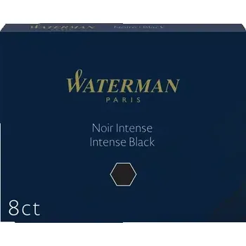 WATERMAN Inks Long Standard černá 8ks (S0110850)