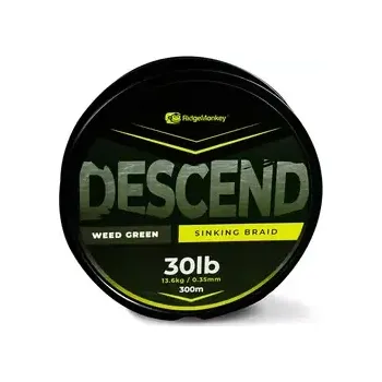 RidgeMonkey Šňůra Descend Sinking Braid 300m 0,35mm 30lb (RMT330)