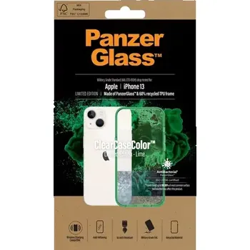 Pouzdro na mobilní telefon PanzerGlass Pouzdro ClearCaseColor AB pro iPhone 13 lime (334)