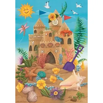 Ravensburger Puzzle: Písečný hrad pod slunečnými paprsky (120040989)