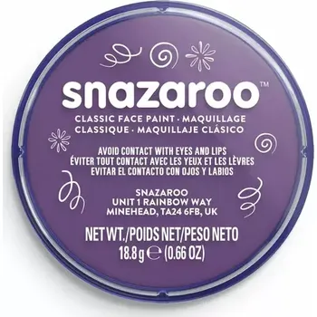 Speciální výtvarná barva SNAZAROO Barva na obličej Fialová 18ml (149237)