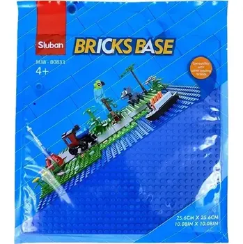 Stavebnice Sluban Sluban Bricks Base M38-B0833E Základová deska 32x32 modrá (M38-B0833E)