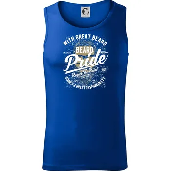Beard Pride - Tílko pánské Core - XL ( Královská modrá )