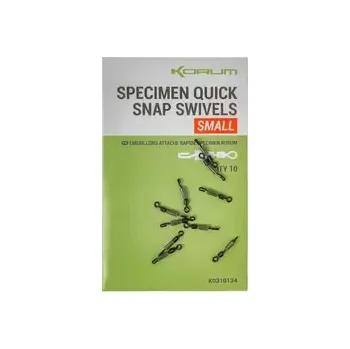 KORUM Obratlík Specimen Quick Snap Swivels Large 10ks (K0310135)
