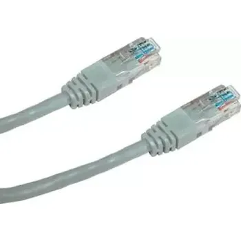 Síťový kabel DATACOM Patch kabel UTP CAT5E 0.25m šedá (NPPDTC1001)