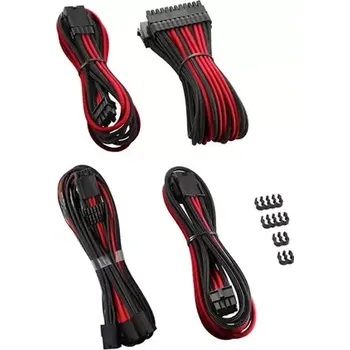 Kabel do PC CableMod PRO ModMesh prodlužovací set černo-červená (CM-PCAB-16P3KIT-NKKR-3PK-R)