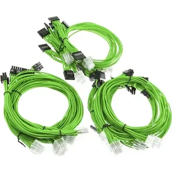 Počítačový zdroj Super Flower Sleeve cable kit zelená (SF-1000CS-GR)