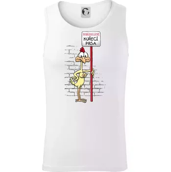 Pánské termoprádlo Kuřecí prsa (Hana-creative) - Tílko pánské Core - XL ( Bílá )