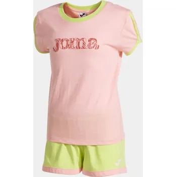 Dětská sportovní souprava JOMA KIDS CAMP SET PINK LIME Velikost: 4 (6XS), Barva: PINK