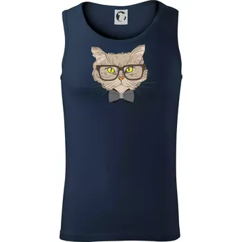 Hipster mourek - Tílko pánské Core - L ( Námořní modrá (velmi tmavá - téměř černá) )