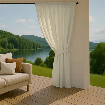 Závěs na terasu 155x240 nepromokavý polyester ecru