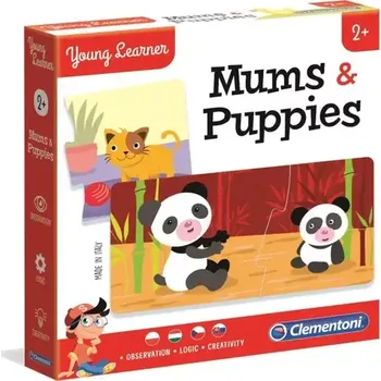 Puzzle Clementoni Young Learner: Maminky a mláďátka (50579)