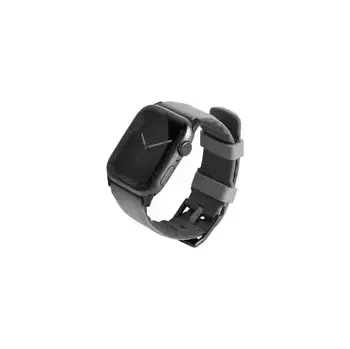 Řemínek na hodinky Uniq Linus Airosoft Silicone řemínek pro Apple Watch 41 40 38mm - CHALK GREY (šedá) (8886463680872)