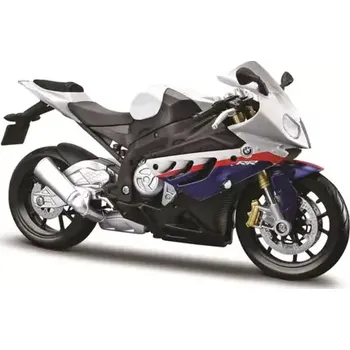 autíčko Maisto BMW S1000RR 2010 stříbrná (101231101-191)