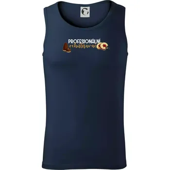 Profesionální ochutnavač - Tílko pánské Core - XL ( Námořní modrá (velmi tmavá - téměř černá) )