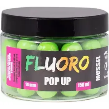 Boilies LK Baits Pop-Up Fluoro Boilies Mussel 150ml 14mm (5050402)