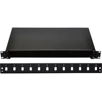 Racková skříň 19" Optická vana 12xSC simplex včetně kazety černá (50271573023)