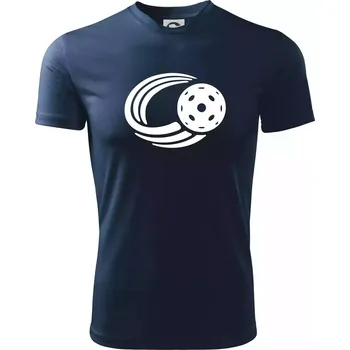 Florbal míček - Dětské triko sportovní (dresovina) - 158 cm/12 let ( Námořní modrá (velmi tmavá - téměř černá) )