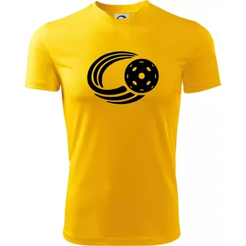 Chlapecké tričko Florbal míček - Dětské triko sportovní (dresovina) - 158 cm/12 let ( Žlutá )