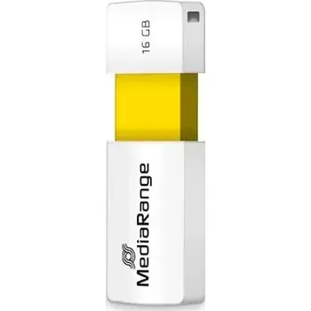 USB flash disk MediaRange MR972 16GB žluto-bílá (MR972)