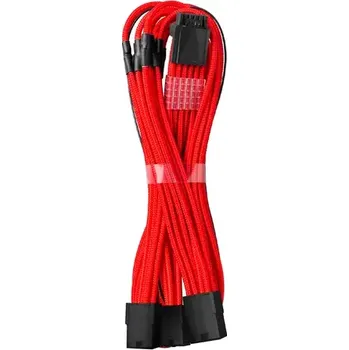 Kabel do PC CableMod PRO ModMesh 8-Pin PCIe Trojtý prodlužovací kabel 45 cm - červená (CM-PCAB-16P3-N45KR-5PC-R)
