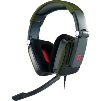Sluchátka THERMALTAKE eSPORTS Headset Shock Battle Edition Green (HT-SHK002ECGR)