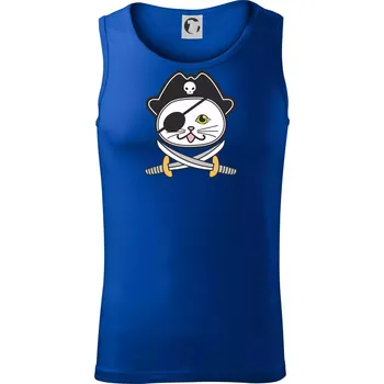 Kočičí pirát - Tílko pánské Core - 2XL ( Královská modrá )
