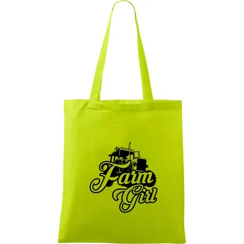 Farm Girl - Taška bavlněná - 42 x 38 cm ( Limetková )