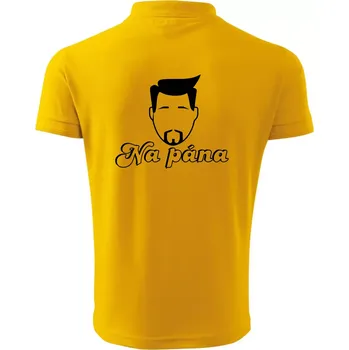 Pánská košile Na pána - Polokošile pánská Pique Polo 203 - 3XL ( Žlutá )