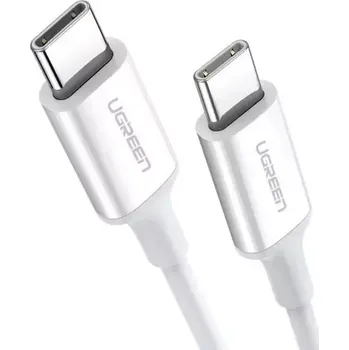 Datový kabel Ugreen US264 Kabel USB-C (M) - USB-C (M) 0.5 m bílá (60517)
