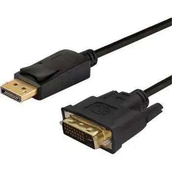 Video kabel SAVIO CL-106 Kabel DisplayPort - DVI-D M/M 1.8m (KABSAVMON0040)