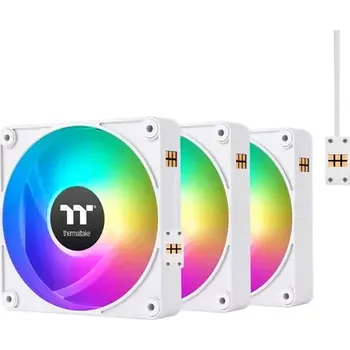 PC ventilátor Thermaltake CT140 EX Reverse ARGB 3ks bílá (CL-F195-PL14SW-A)