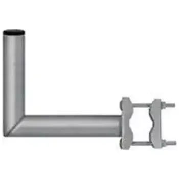 Satelitní konvertor OEM držák antény na balkón 30 cm - galvanický zinek (DRBOE30110)