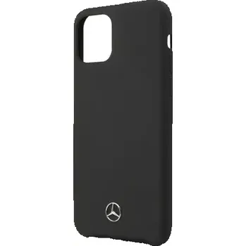 Pouzdro na mobilní telefon Mercedes Liquid Silikonový Kryt pro Apple iPhone 11 Pro černá (3700740459843)