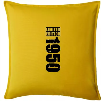 Polštář Limited edition 1950 pruh - Polštář 50x50 - 50x50 - Pouze potah ( Žlutá )