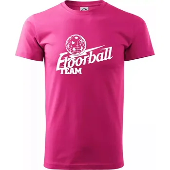 Pánská móda Florbal team - Klasické pánské triko vyšší gramáže - XL ( Purpurová )