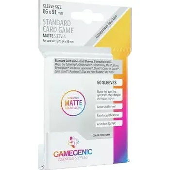 Příslušenství ke karetním hrám Gamegenic: MATTE Standard Card Game Sleeves 66 x 91 mm (GGS10063ML)