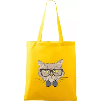 Hipster mourek - Taška bavlněná - 42 x 38 cm ( Žlutá )